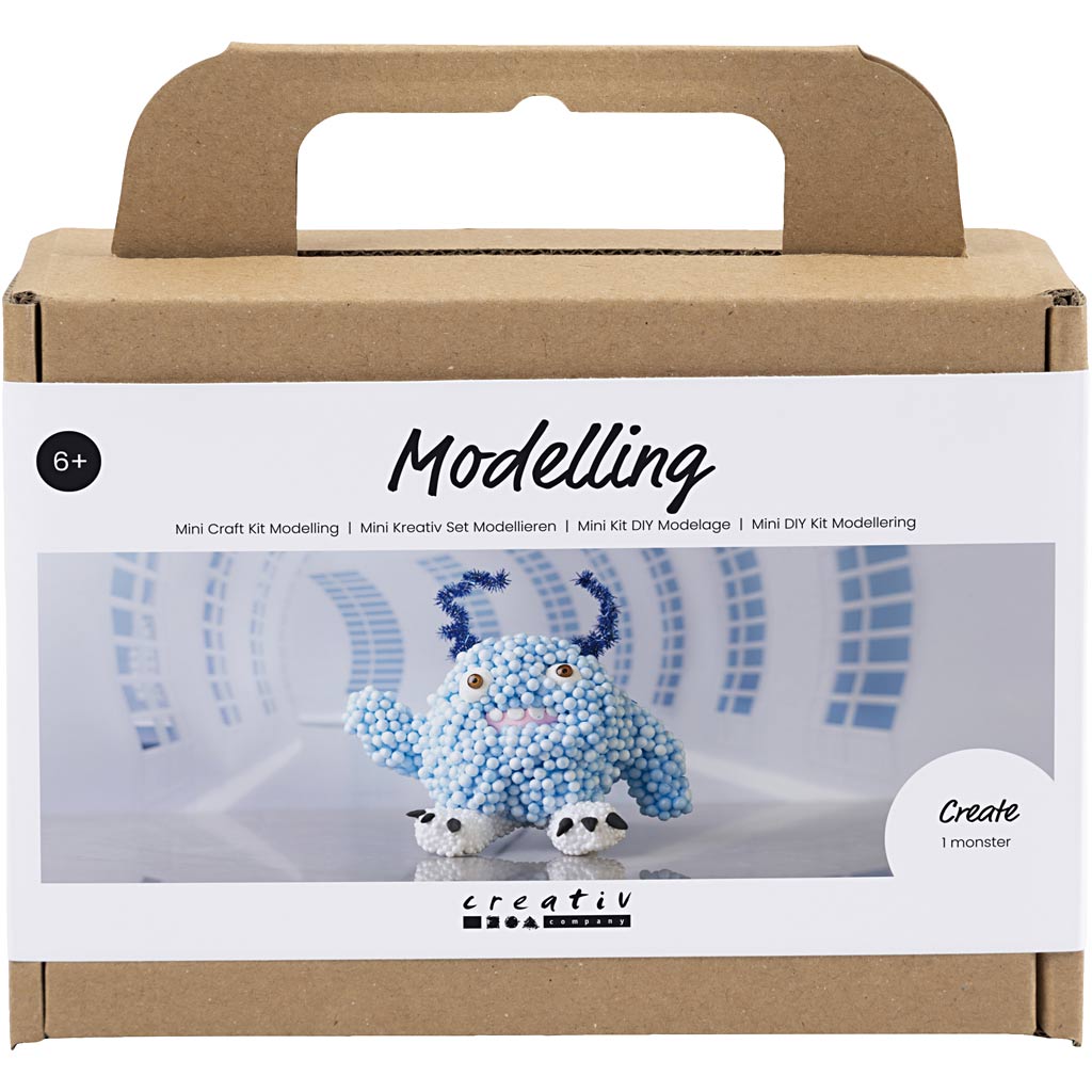 Mini Craft Kit Modelling, Monster Bobby, helesinine, 1 pakk