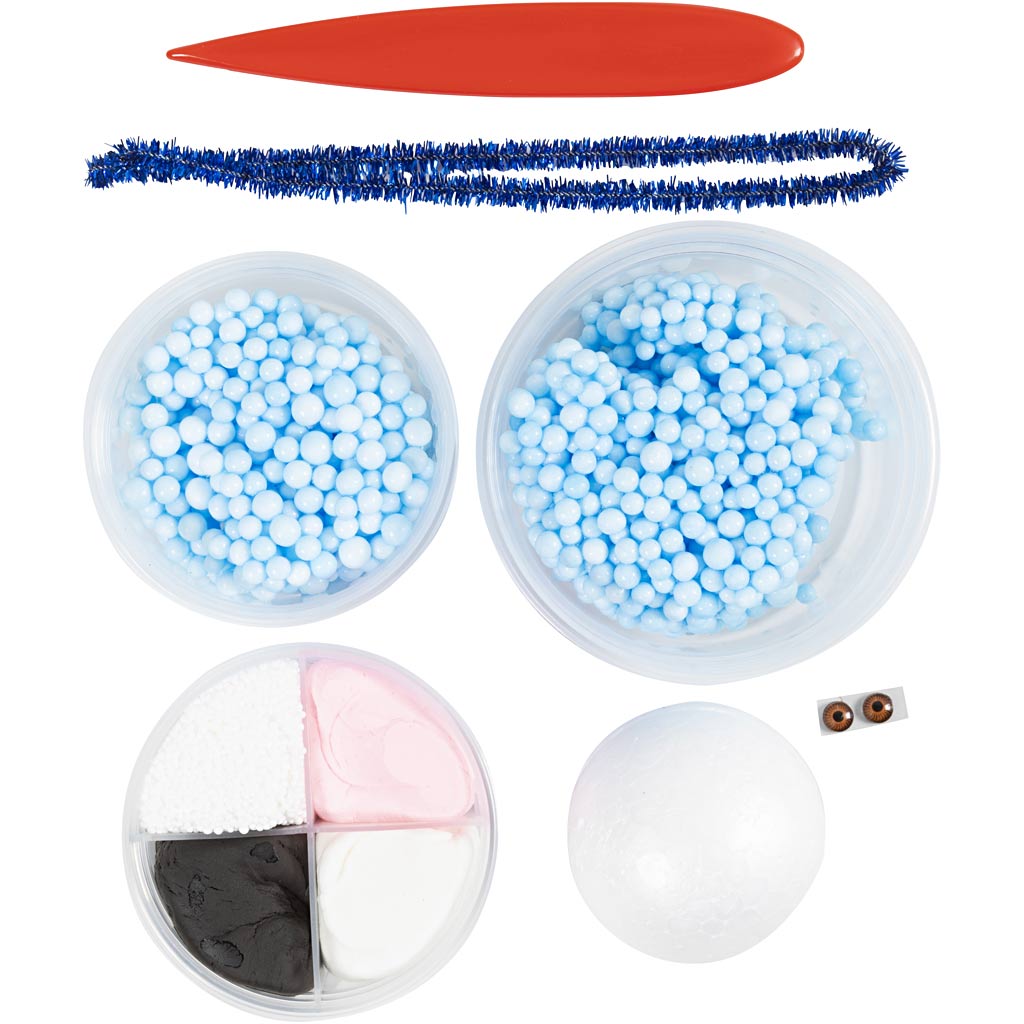 Mini Craft Kit Modelling, Monster Bobby, helesinine, 1 pakk - Image 4