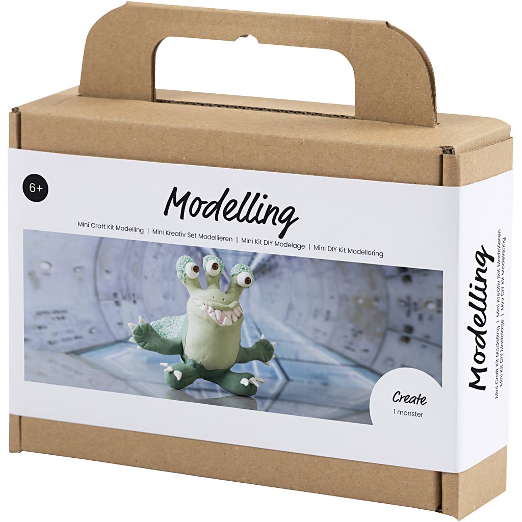 Mini Craft Kit Modelling, Monster Lulu, heleroheline, tumeroheline, 1 pakk - Image 3