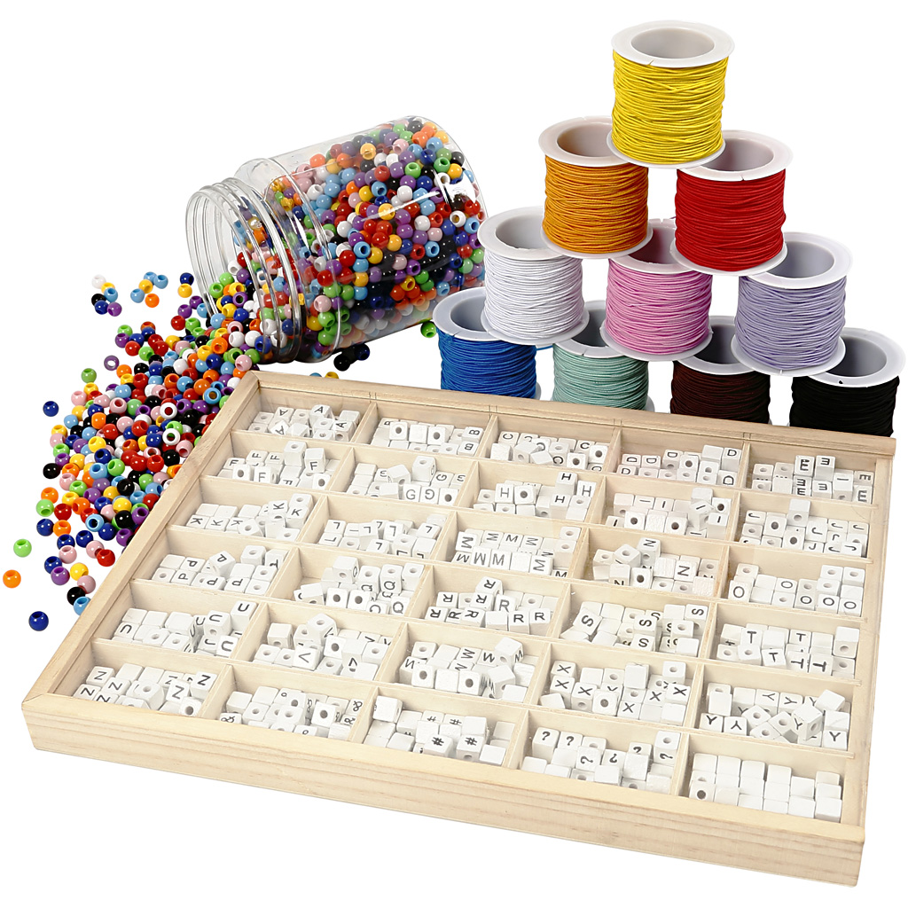 Group Craft Kit Letter Bead Bracelet, 1 komplekt - Image 2