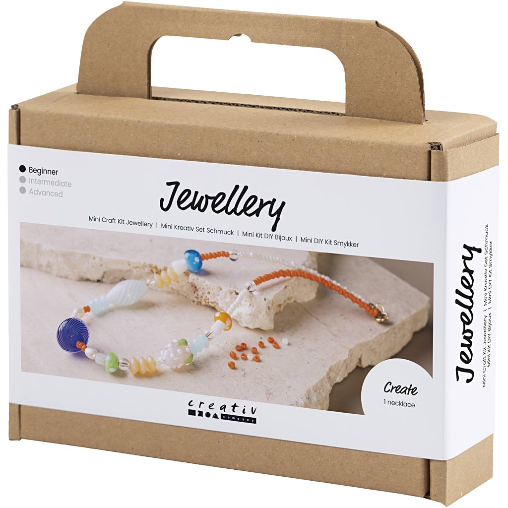 Mini Craft Kit Ehted, Chunky Kaelakee, värviline, 1 pakk - Image 3