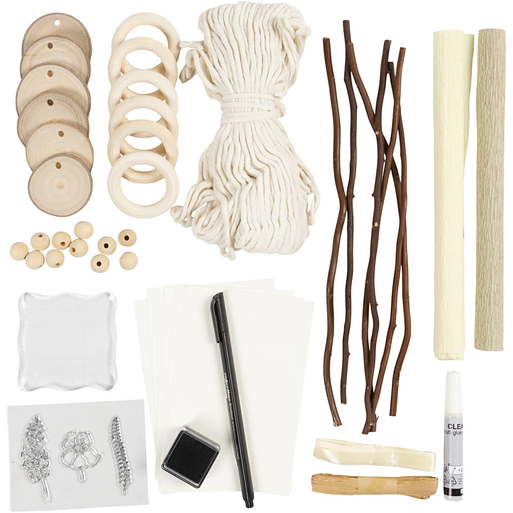 Käsitöökomplekt lauakaunistus, naturaalne, 1 pakend - Image 4