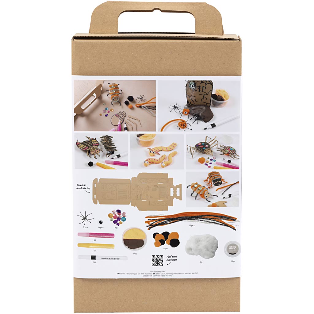 Käsitöökomplekt Dekoratsioon, Putukad, ussid ja hauakivid, värvide valik, 1 pakk - Image 2