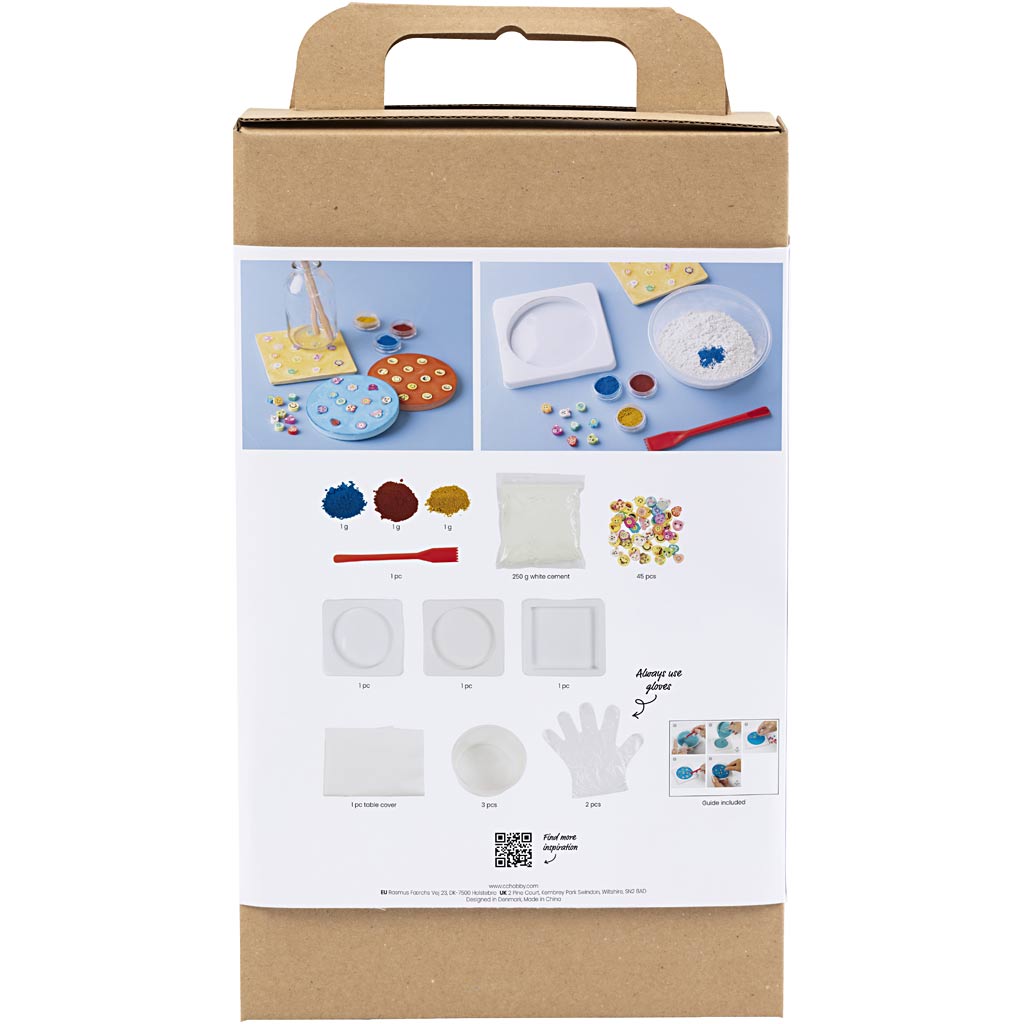 Craft Kit Casting, plaadid, sinine, punane, kollane, 1 pakk - Image 2
