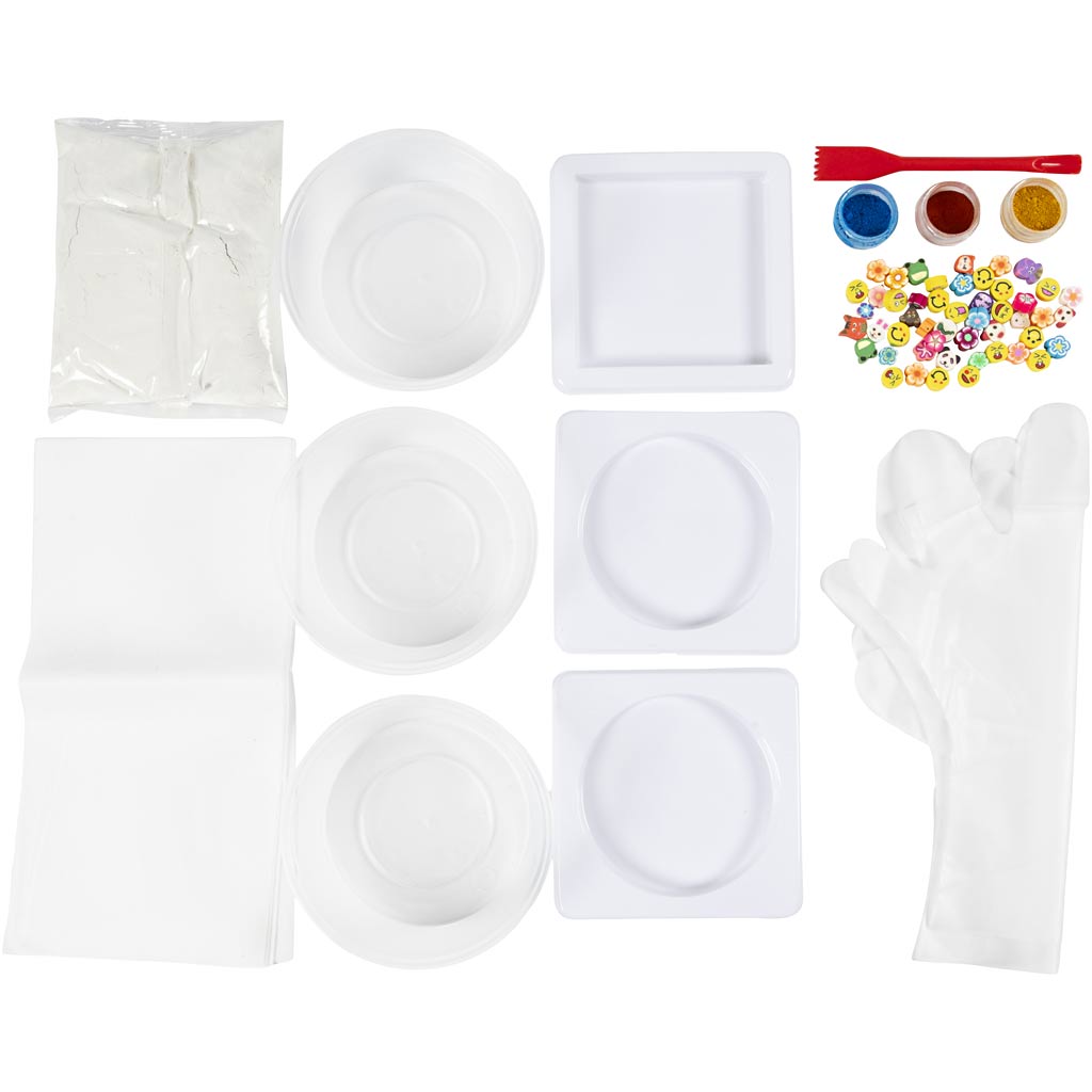 Craft Kit Casting, plaadid, sinine, punane, kollane, 1 pakk - Image 4