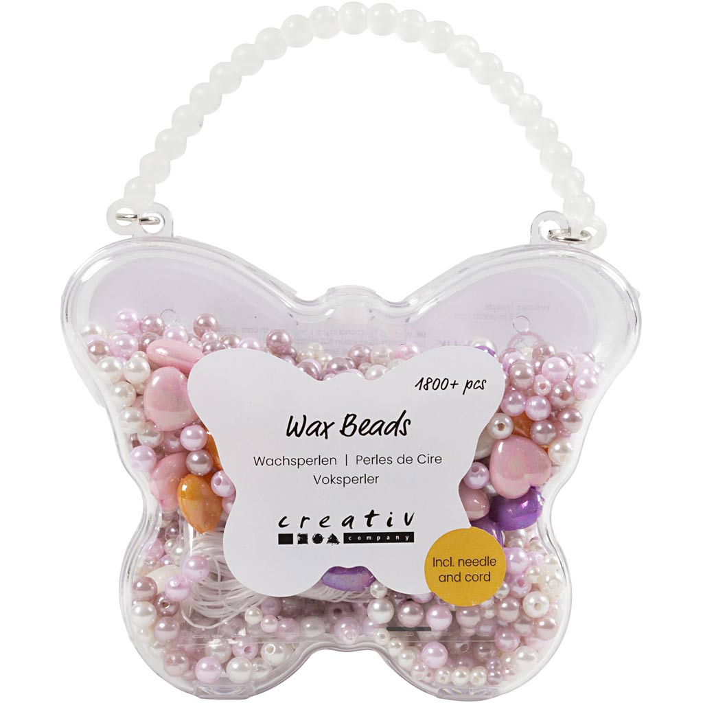 Vahahelmed, augu suurus 1,3-2,5 mm, ca. 1800+ tk, pastelloranž, pehme roosa, hele lilla, pärlmutter, 127 g, 1 pakk - Image 2