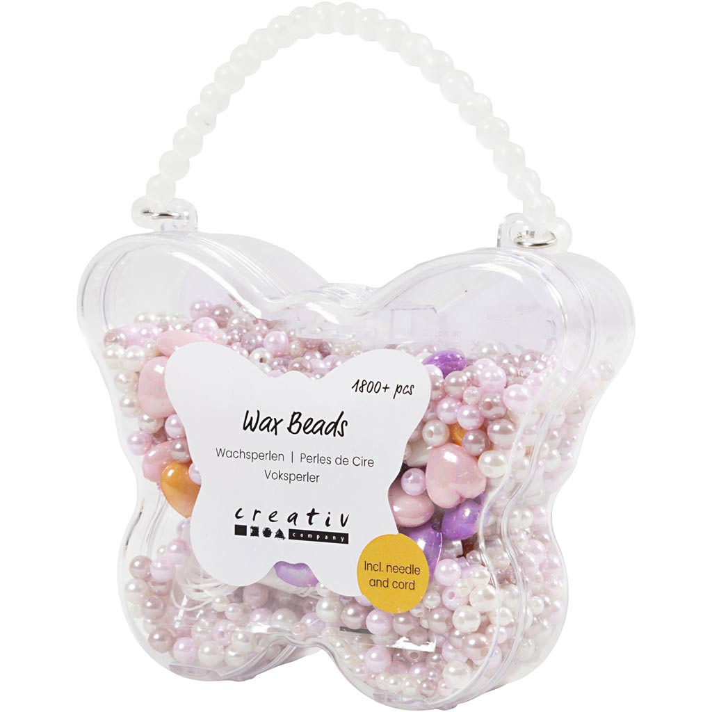 Vahahelmed, augu suurus 1,3-2,5 mm, ca. 1800+ tk, pastelloranž, pehme roosa, hele lilla, pärlmutter, 127 g, 1 pakk - Image 4