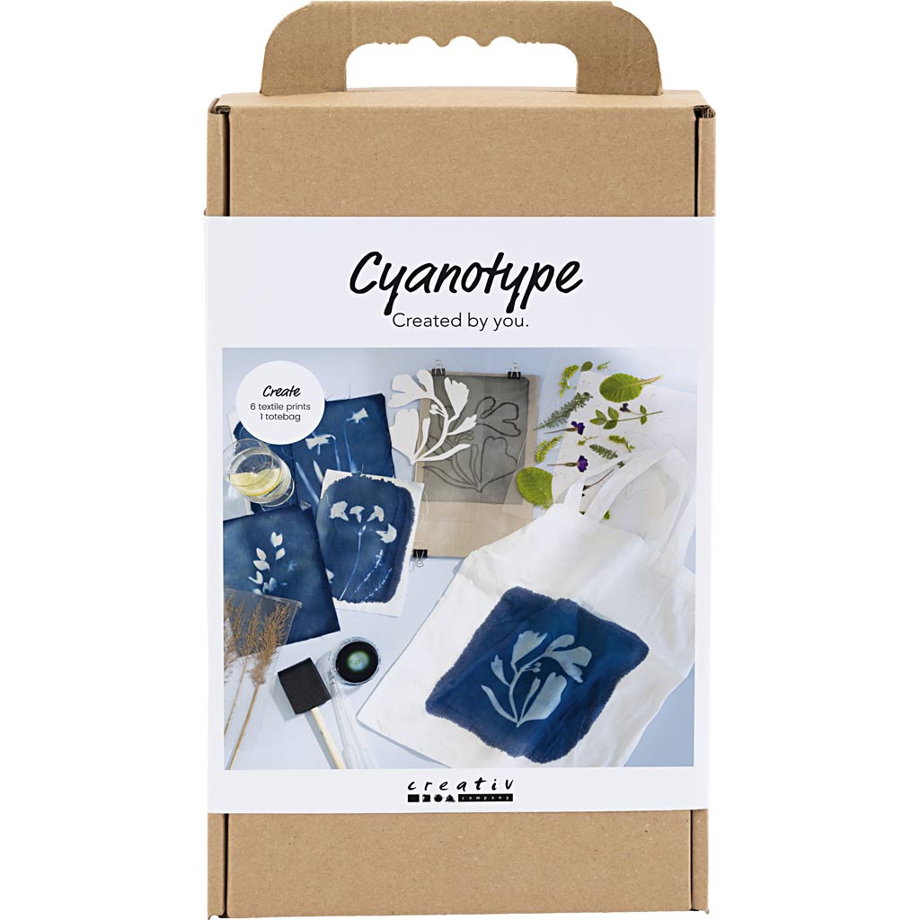 Craft Kit Cyanotype, tekstiil, sinine, 1 pakk