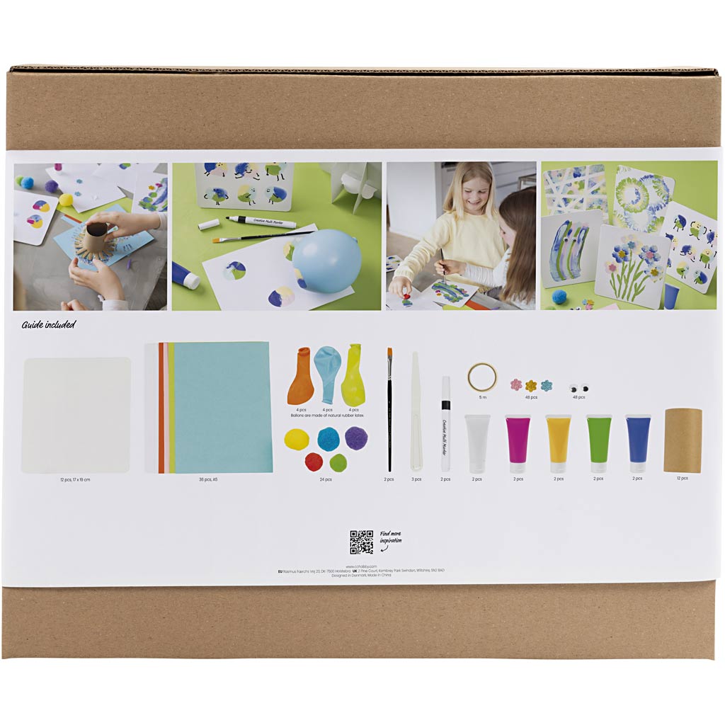 Group Craft Kit Värvimine, värvide valik, 1 pakend - Image 2