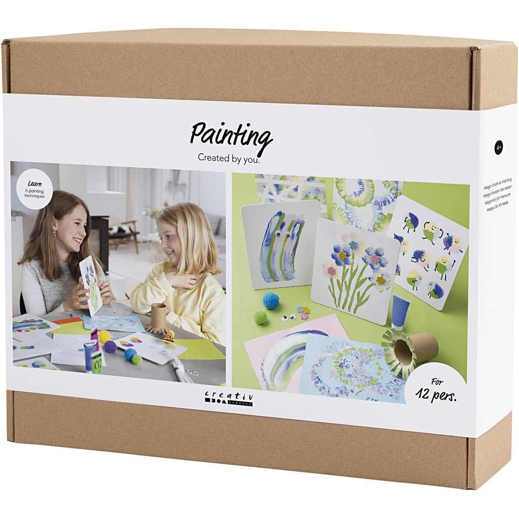 Group Craft Kit Värvimine, värvide valik, 1 pakend - Image 3