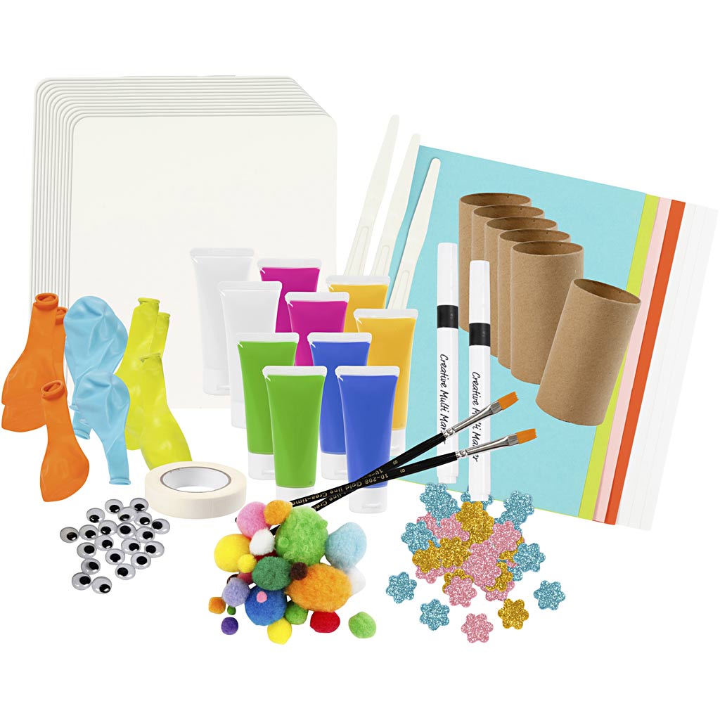 Group Craft Kit Värvimine, värvide valik, 1 pakend - Image 4