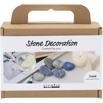 Mini Craft Kit Stone Decoration, sinine, 1 pakk