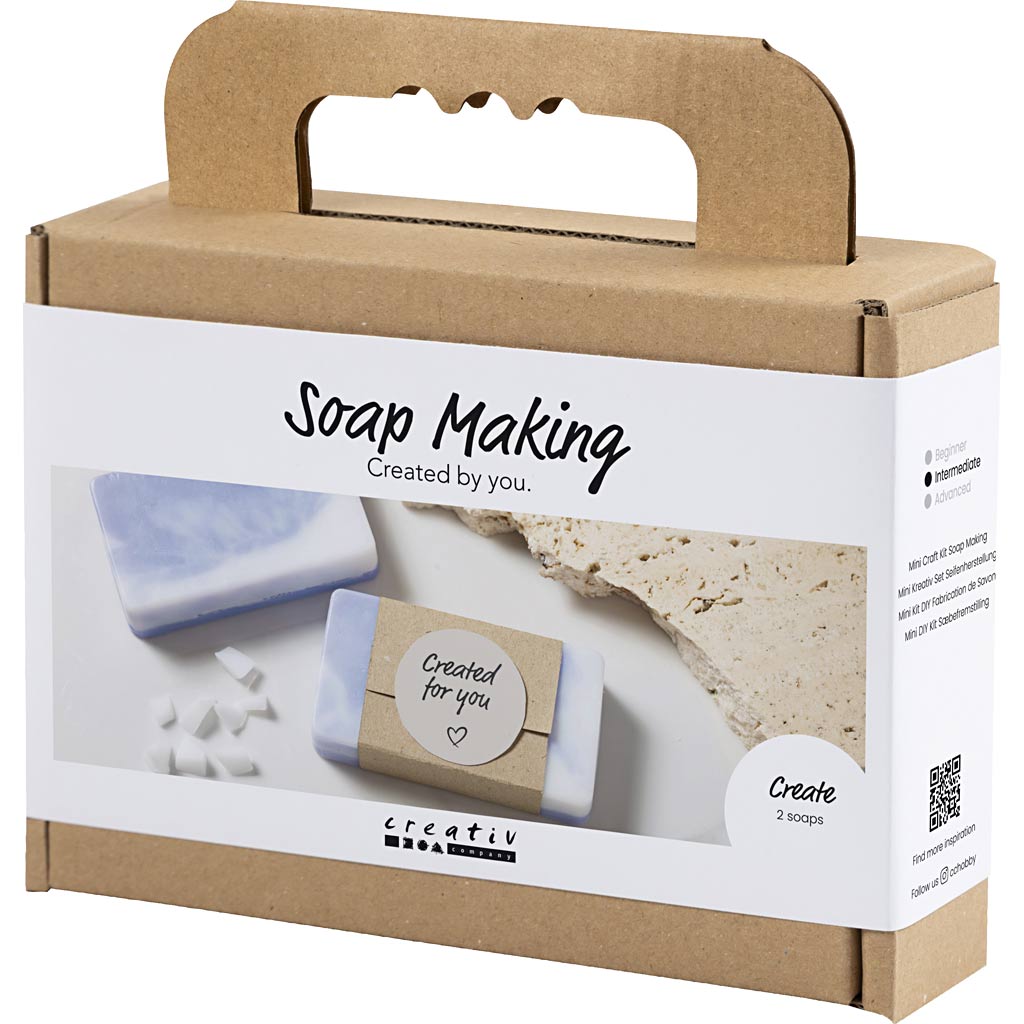 Mini Craft Kit Seebivalmistamise komplekt, ruudukujuline, helelilla, 1 pakk - Image 3