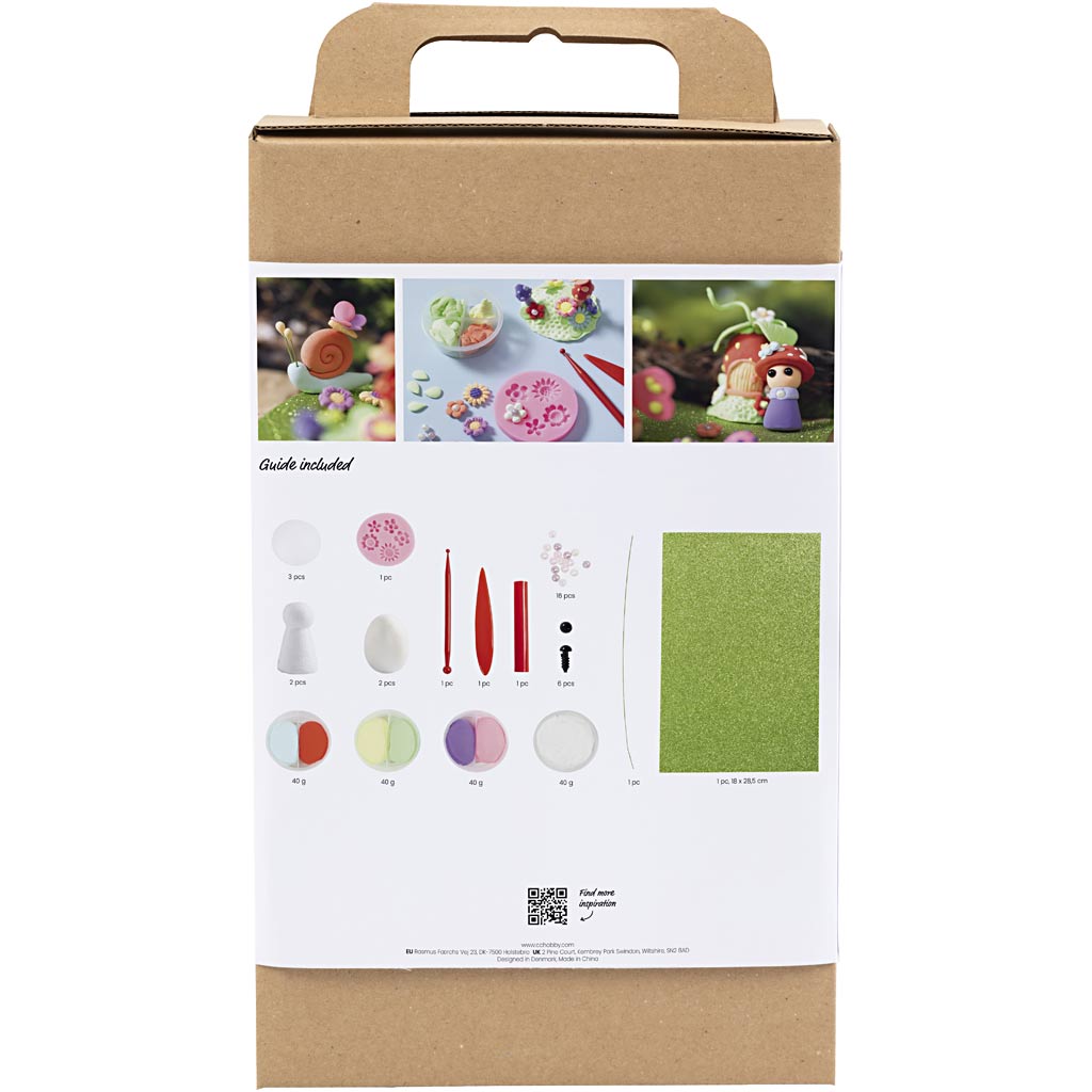 Craft Kit Modelling, Fairy, pastelsed värvid, 1 pakk - Image 2