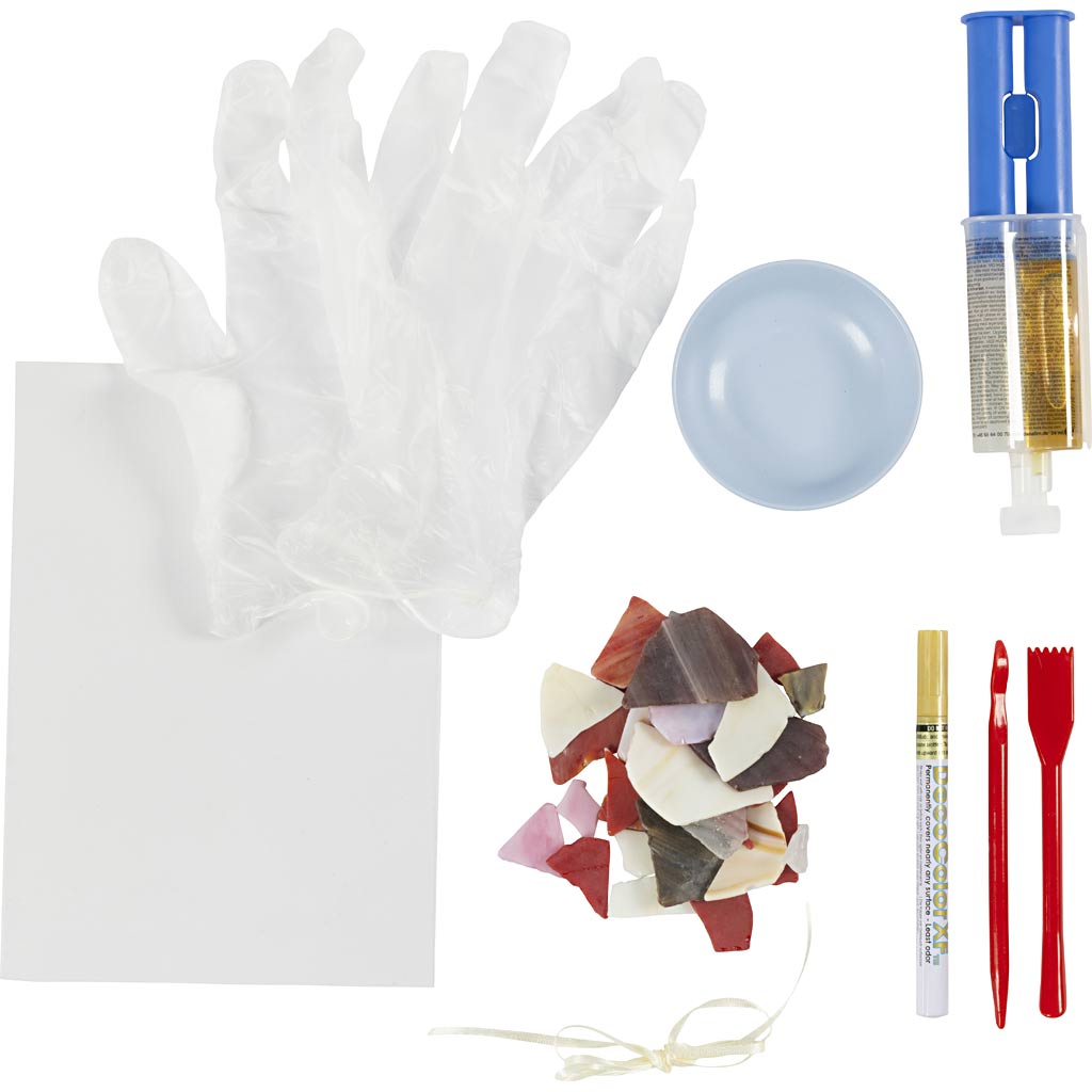 Craft Kit Kintsugi, rippuvad kaunistused, erinevad värvid, 1 pakk - Image 4