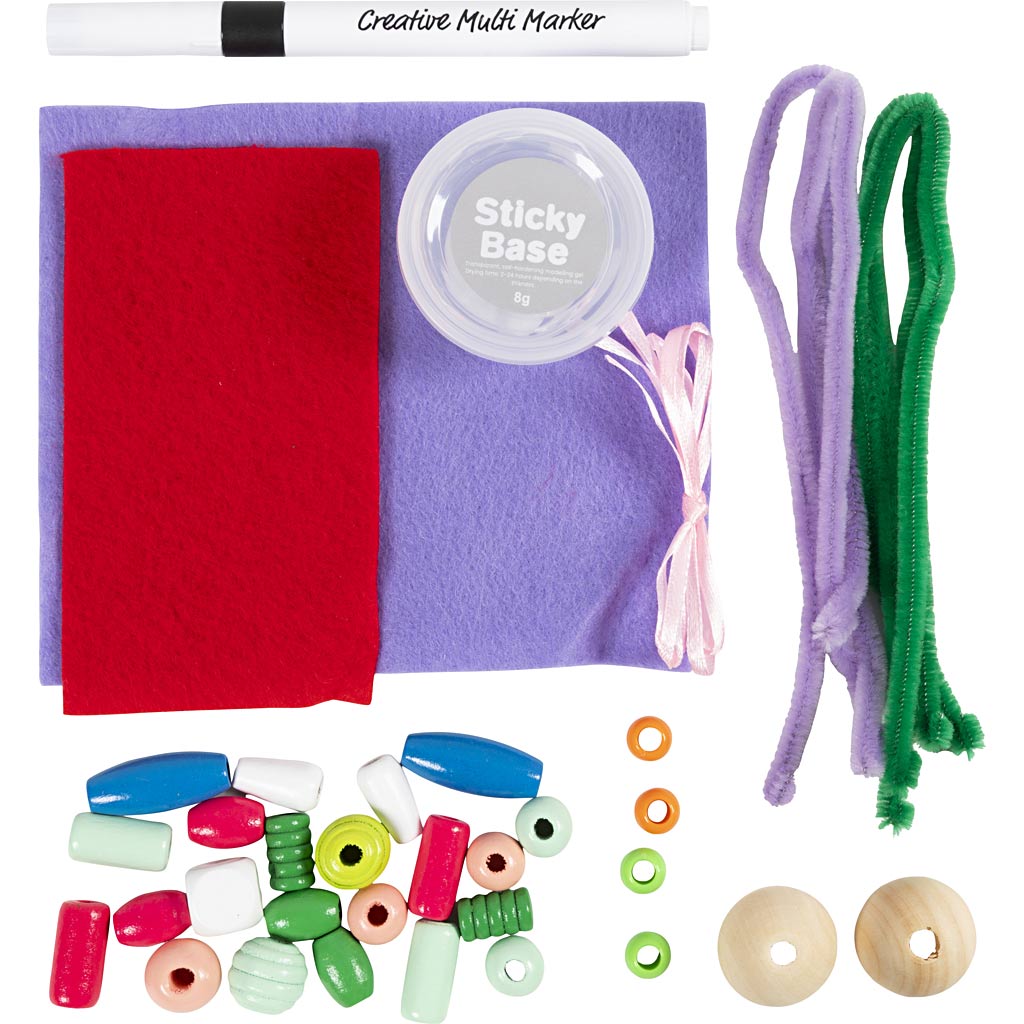 Mini Craft Kit Dekoratsioon, jõulutolmud, erinevad värvid, 1 pakk - Image 3