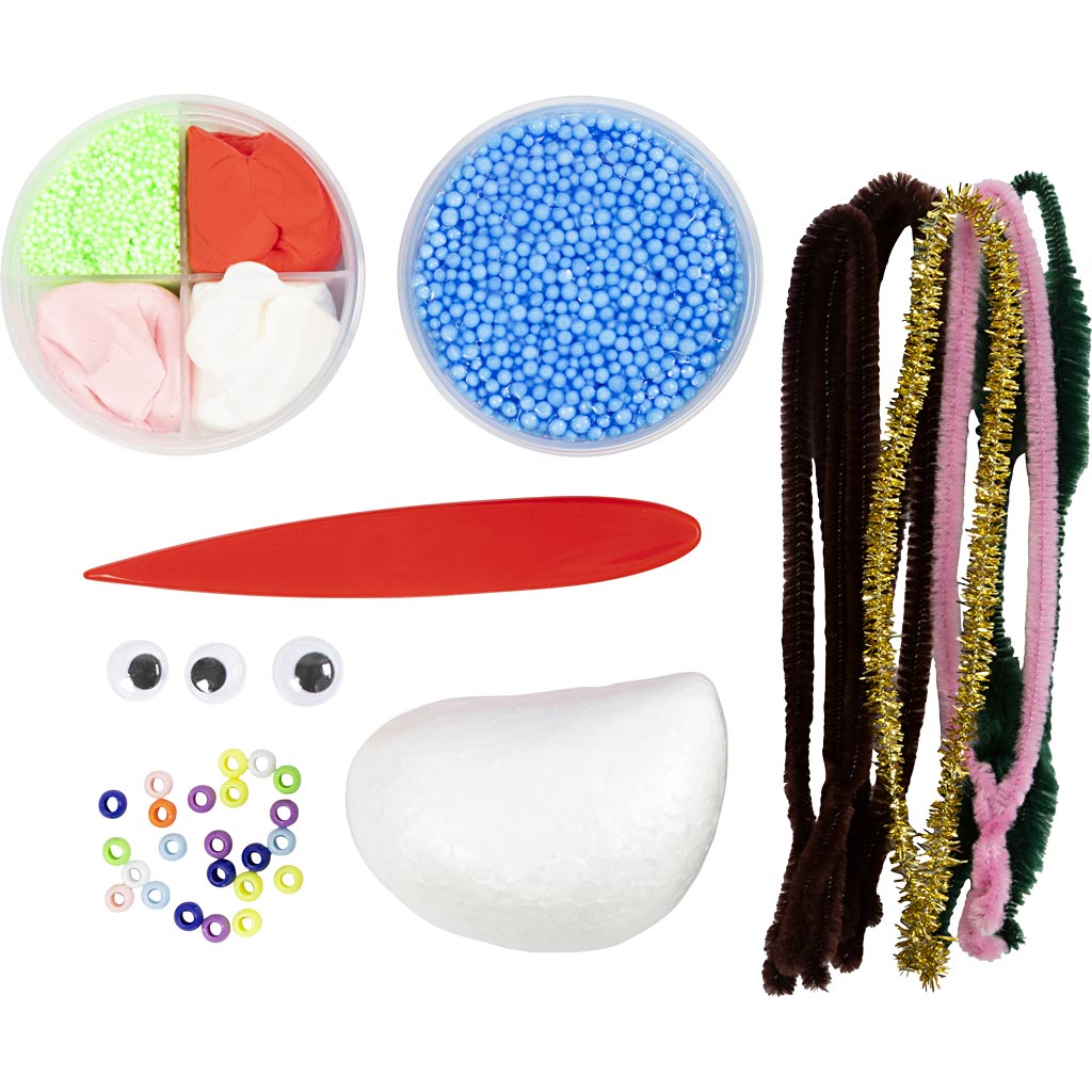 Mini Craft Kit Modelling, põhjapõdra koletis, erinevad värvid, 1 pakk - Image 4