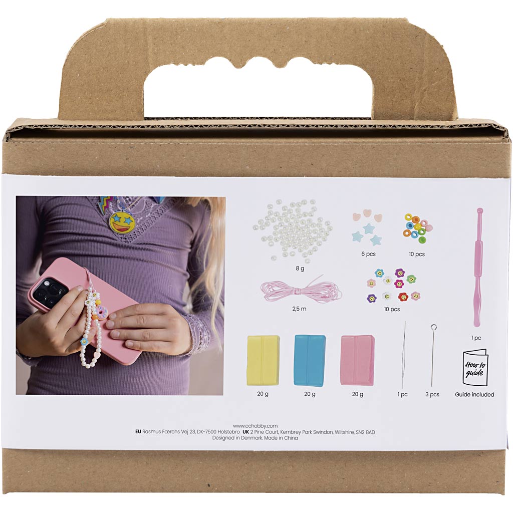 Mini Craft Kit Modelling, Mobile charm, erinevad värvid, 1 pakk - Image 2