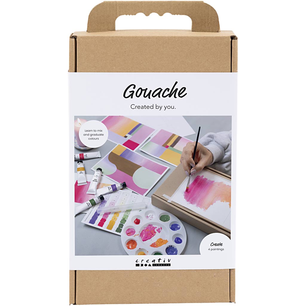 Craft Kit Guašš , maalid, erinevad värvid, 1 pakk