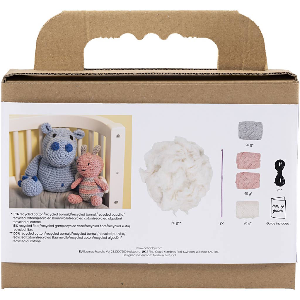 Käsitöökomplekt Amigurumi , mesilane, pastelsed värvid, 1 pakk - Image 2