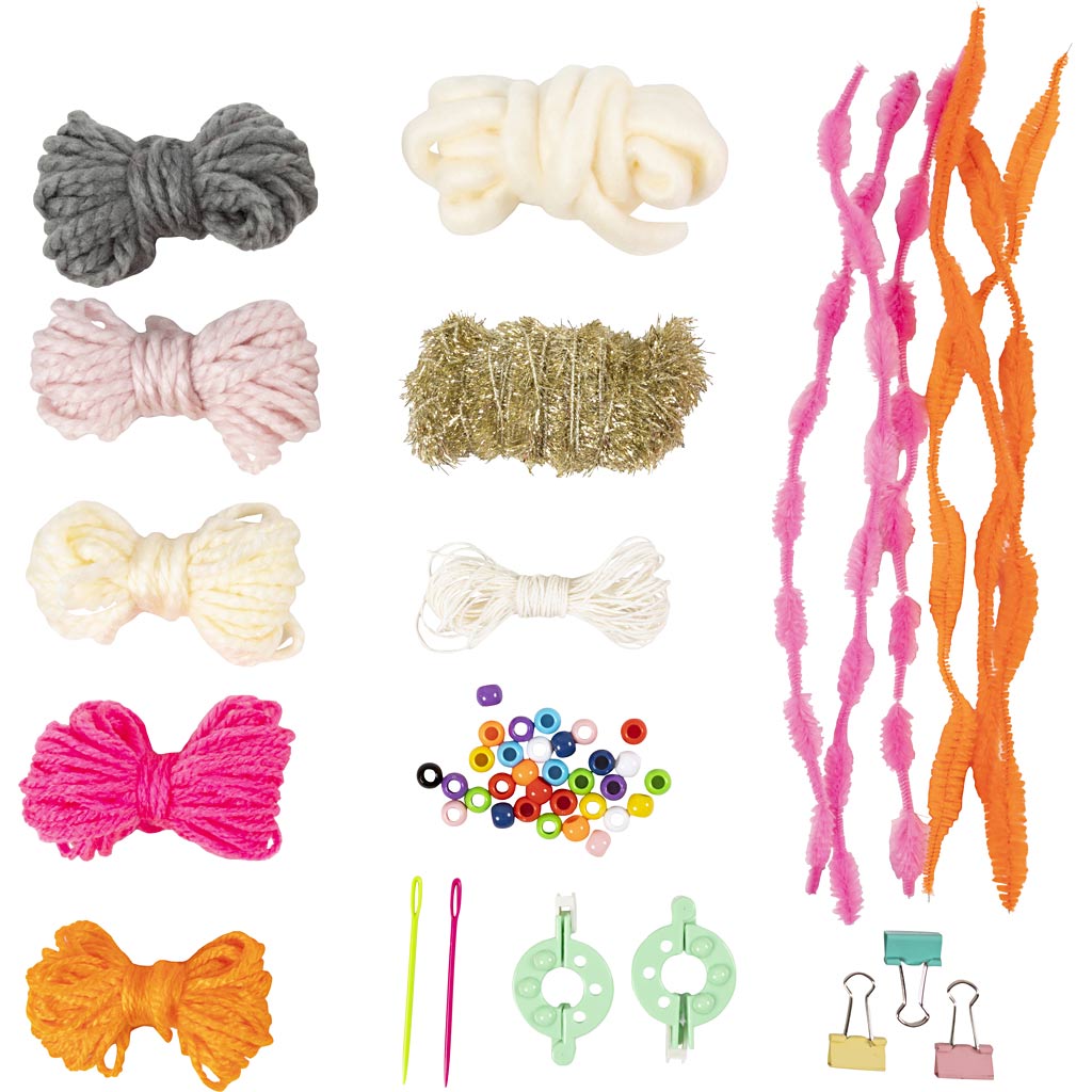 Craft Kit Weaving , seinakatted, erinevad värvid, 1 pakk - Image 4