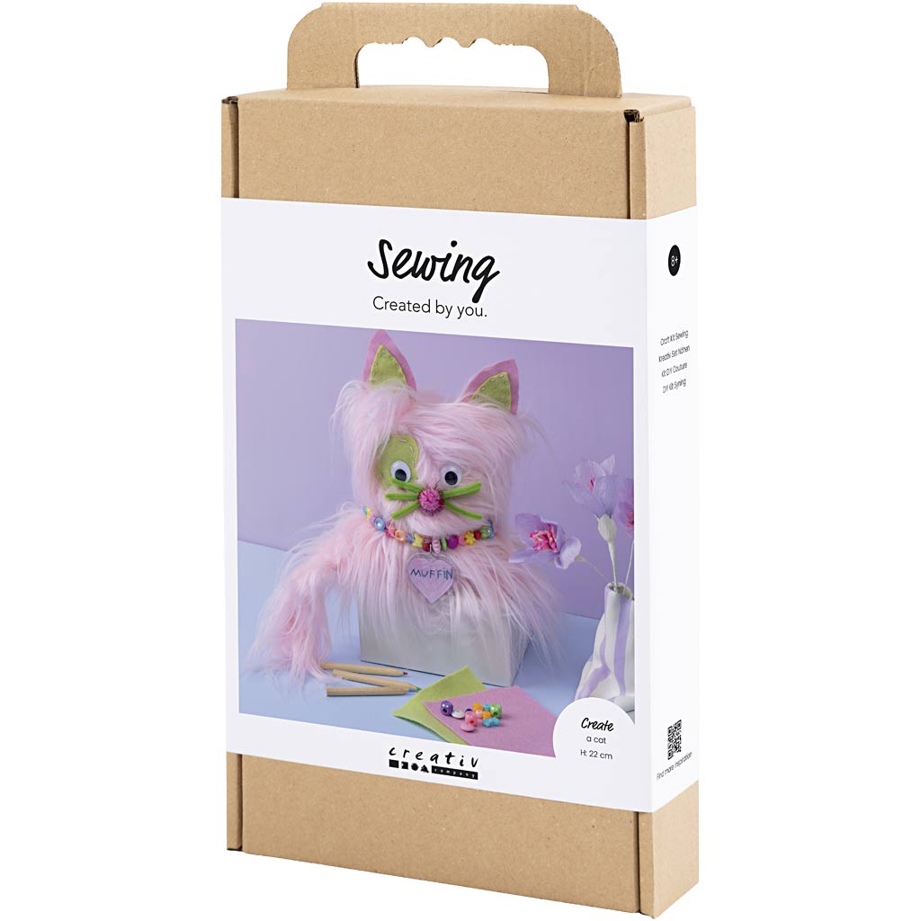 Käsitöökomplekt Õmblus, kass, värvide valik, 1 pakk - Image 3