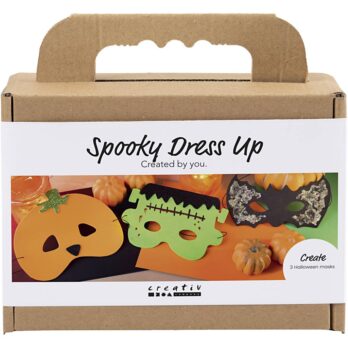 Mini Craft Kit Spooky Dress-Up, maskid, halloween värvid, 1 pakk