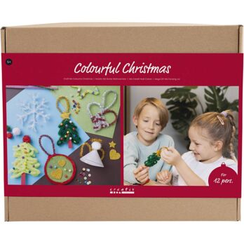 Group Craft Kit Värvilised jõulud, jõulufiguurid, erinevad värvid, 1 pakk