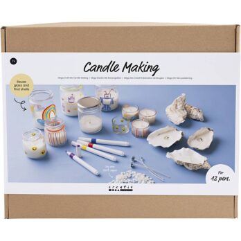 Group Craft Kit Küünla valmistamine, teeküünla hoidjad, 1 pakk