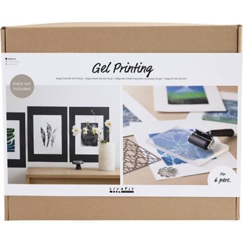 Group Craft Kit Gel Printing, 1 pakk