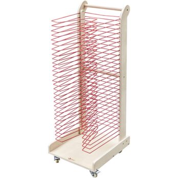 Ratastega kuivatusrest, K: 121,3, L: 40 cm, L: 40 cm, 1 tk.