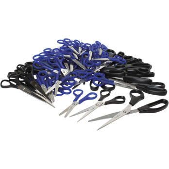 Kääride komplekt, L: 12,5+14+16 cm, nii vasakule kui ka paremale, 96 tk/ 1 pakend