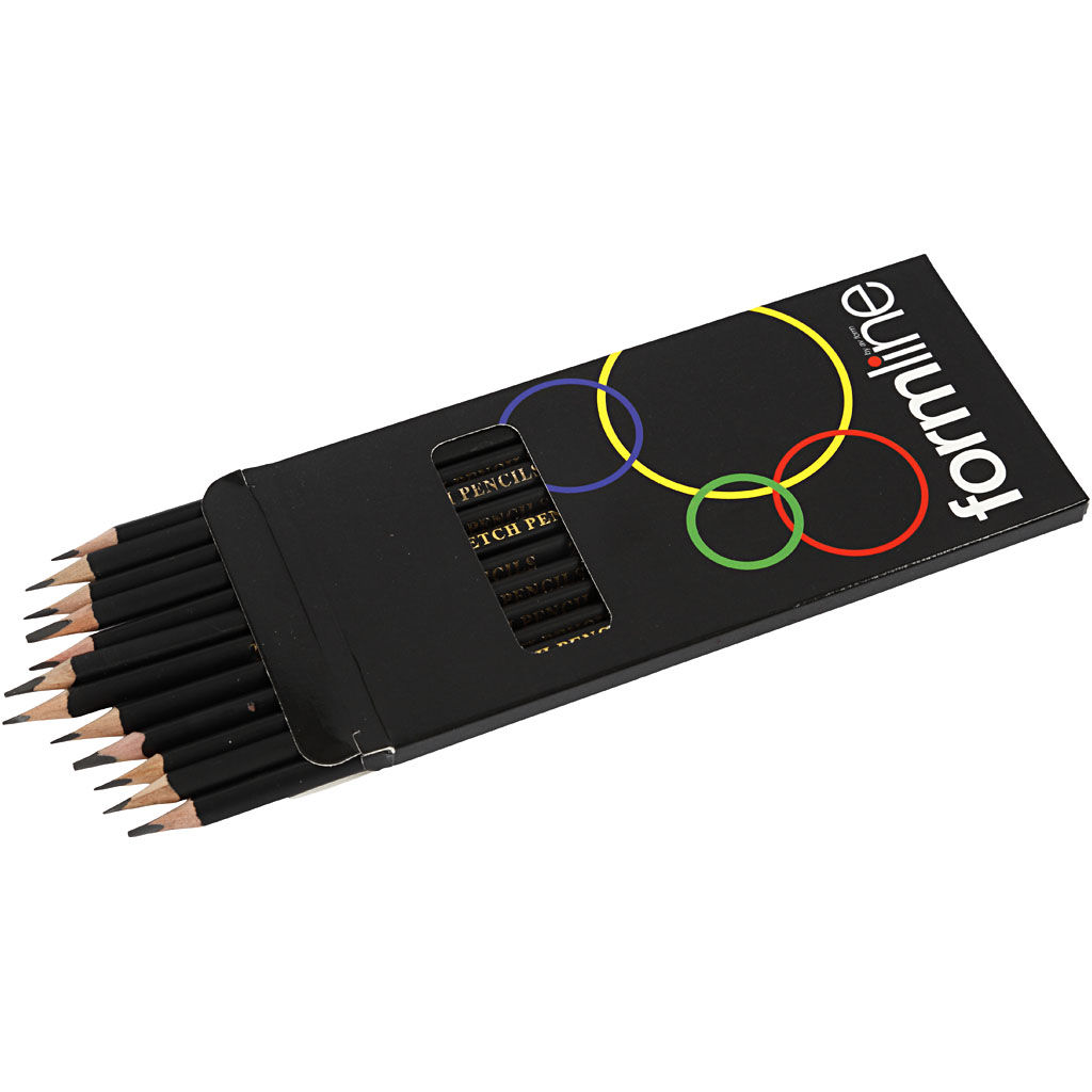 Joonistuspliiats, B,2B,4B,5B,6B,8B,9B,HB,H,2H,3H,4H, 2x12 tk/ 1 pakk