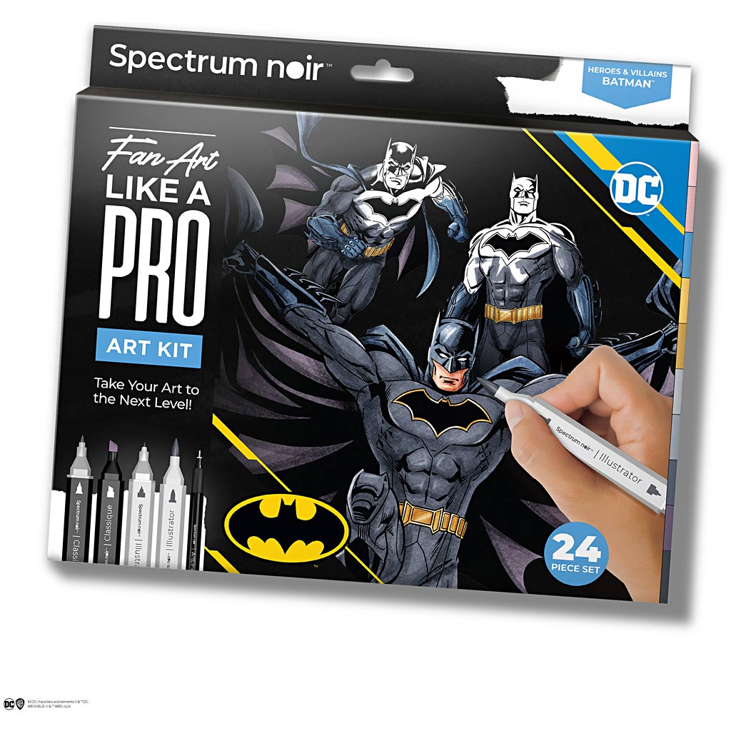 Craft Kit Illustration, Batman: Heroes & Villains , erinevad värvid, 1 pakk - Image 2