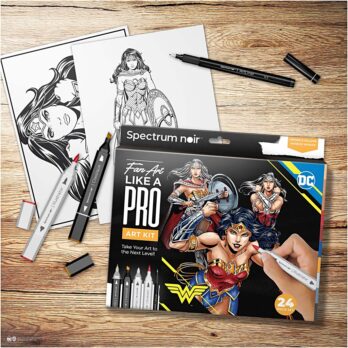Käsitöökomplekt Illustratsioon, Wonder Woman, erinevad värvid, 1 pakk