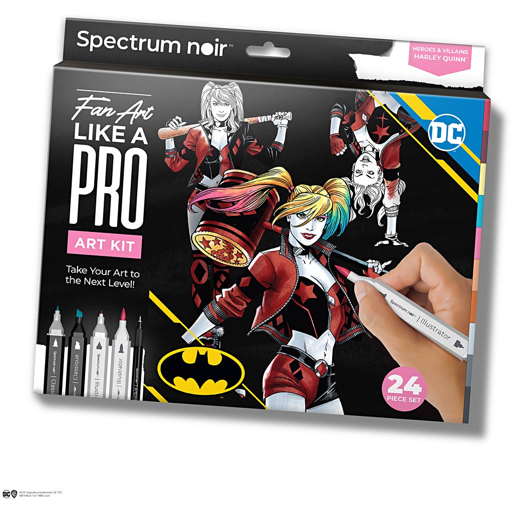Käsitöökomplekt Illustratsioon, Harley Quinn, erinevad värvid, 1 pakk - Image 2