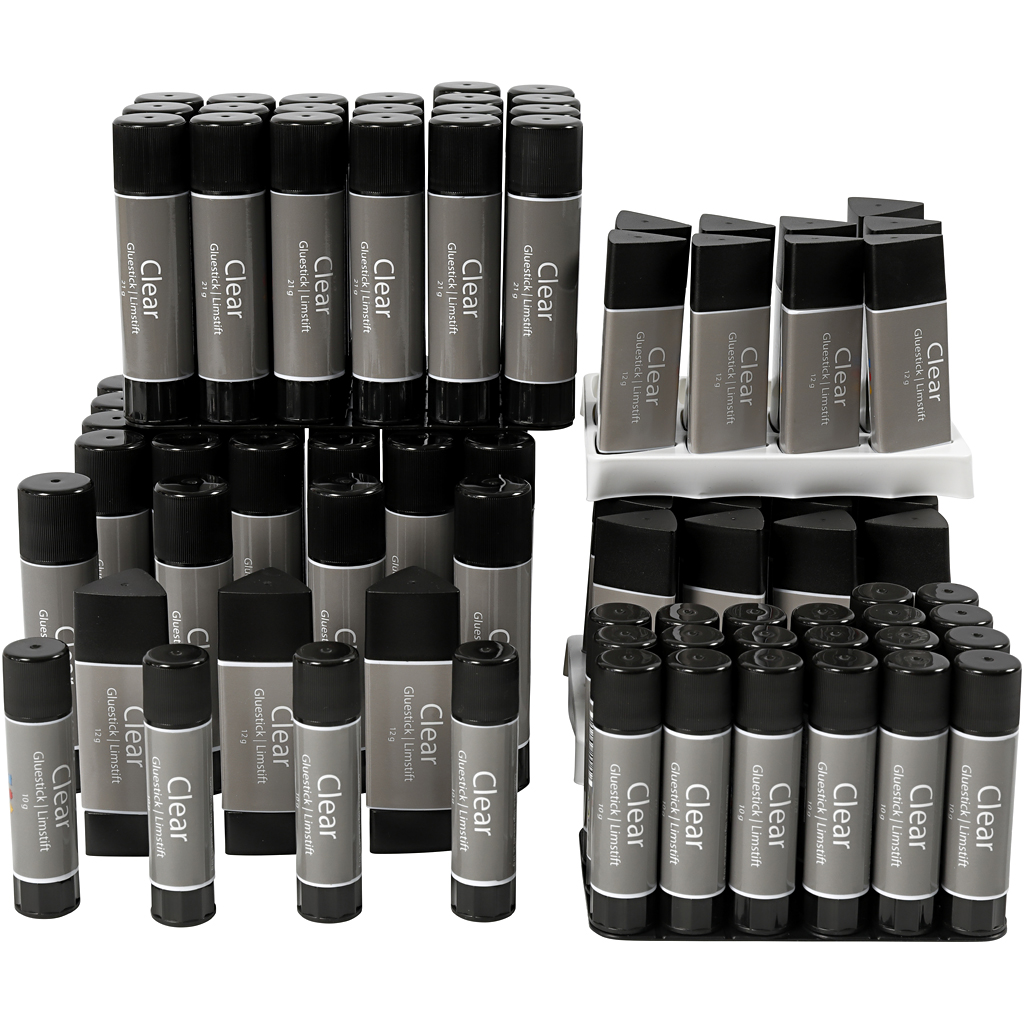 Läbipaistev liimipulk, 96 tk/ 1 pakk - Image 4