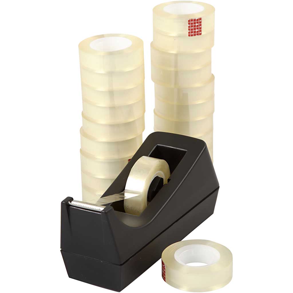 Töölaua teibidosaator ja teip, W: 15 mm, 1 komplekt - Image 2