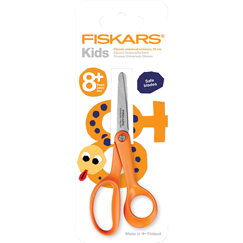 Fiskars Classic laste käärid, L: 13 cm, paremal, 1 tk - Image 2