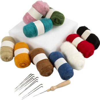 Group Craft Kit Nõelviltimine, erinevad värvid, 1 komplekt