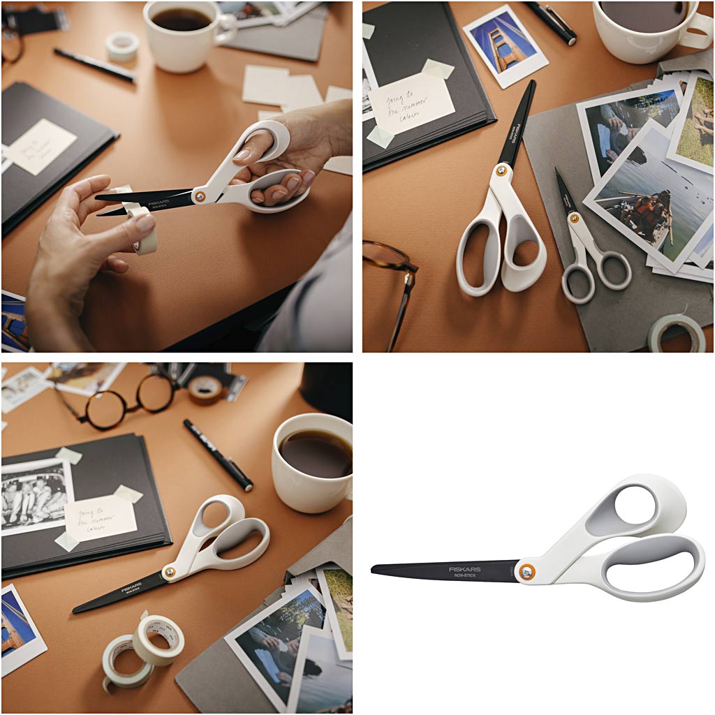 Fiskars mittekleepuvad üldkasutatavad käärid, L: 21 cm, paremal, 1 tk - Image 3