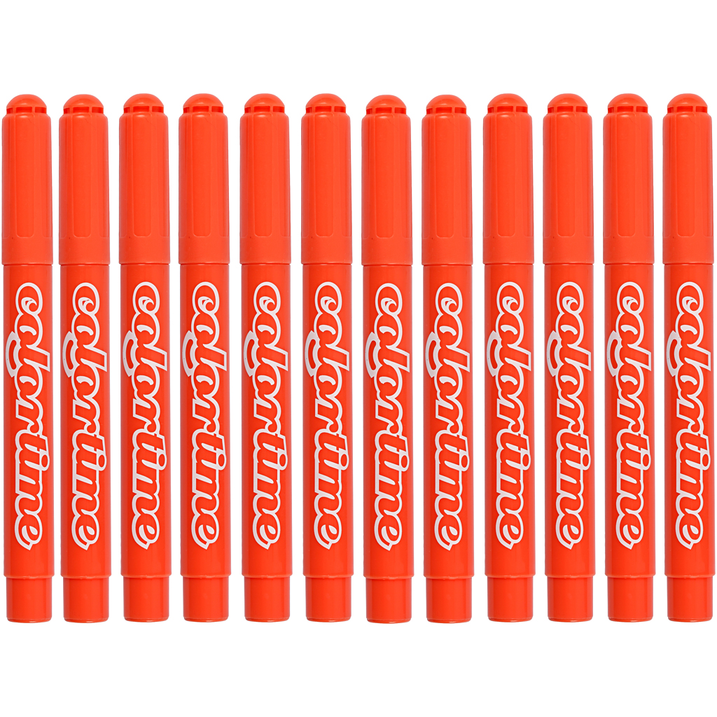 Colortime markerid, joon 5 mm, mandariin, 12 tk/ 1 pakk - Image 4