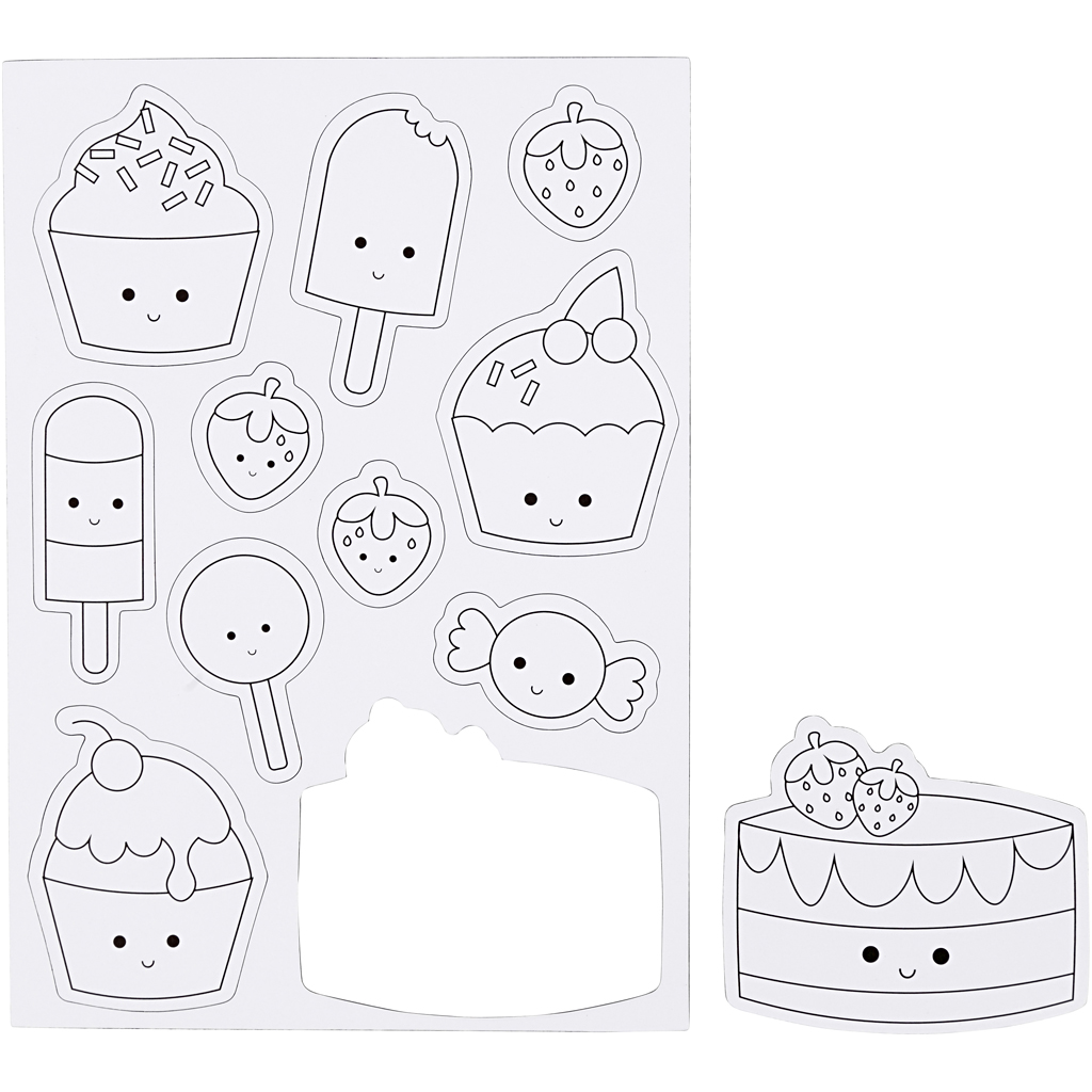 Magnetid, Gourmandises, suurus 14,85x21 cm, 1 leht