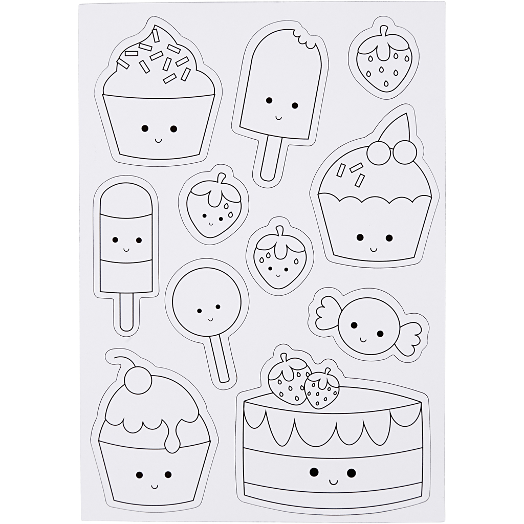 Magnetid, Gourmandises, suurus 14,85x21 cm, 1 leht - Image 3