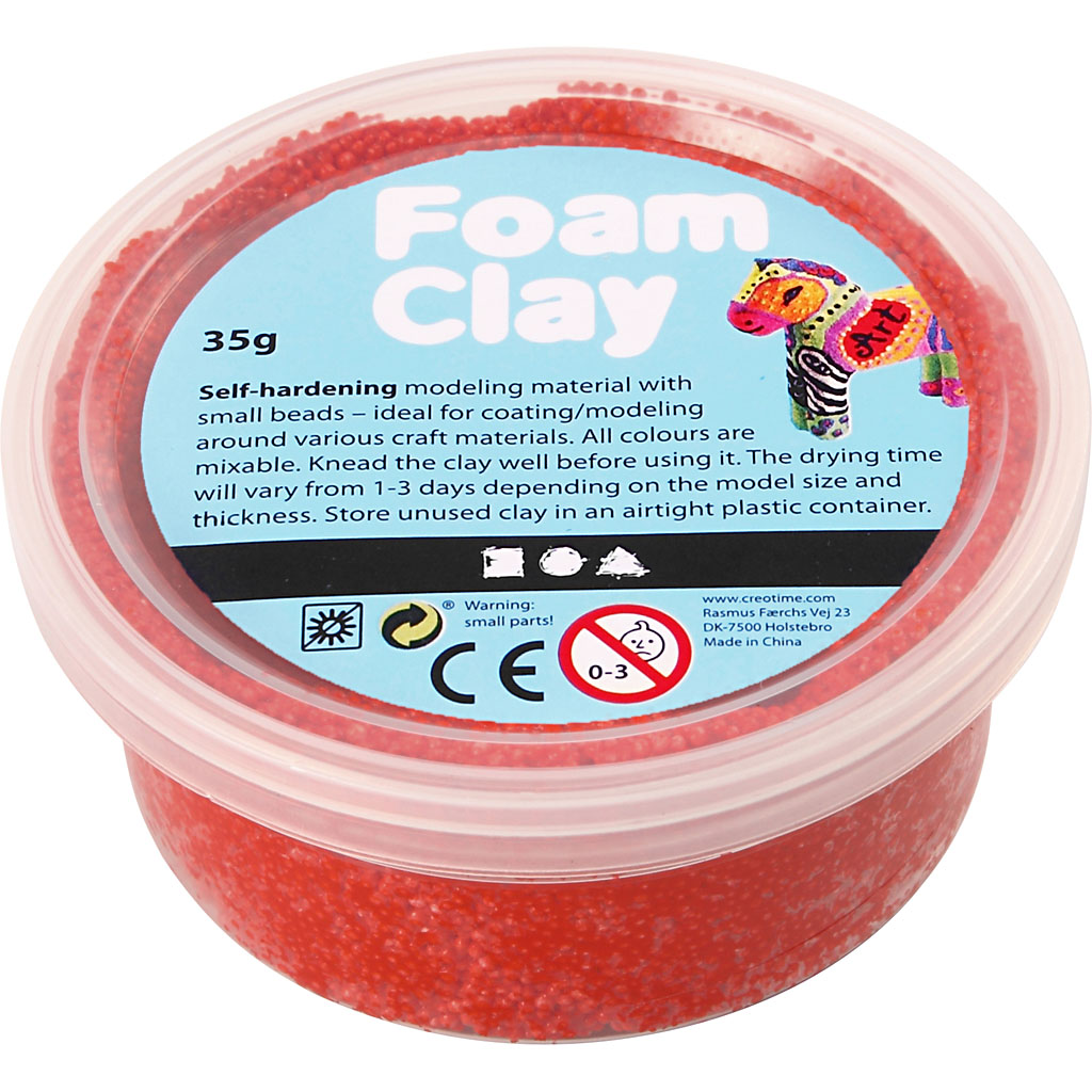 Foam Clay®, punane, 35 g/ 1 tuubi
