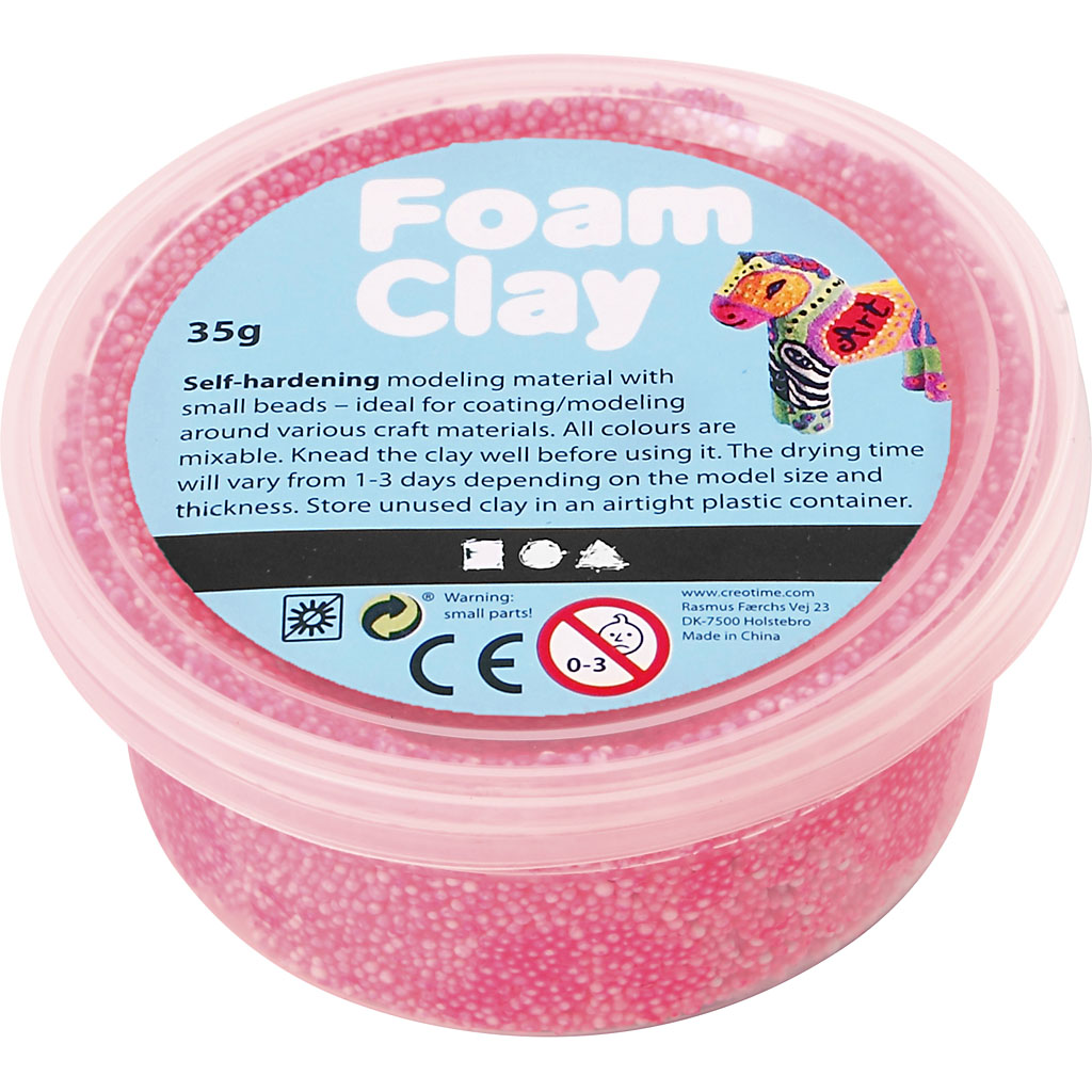 Foam Clay®, neoonroosa, 35 g/ 1 tuubi