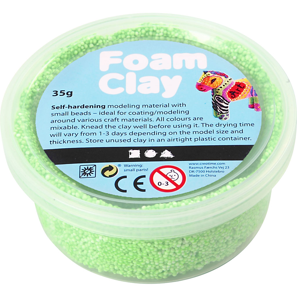 Foam Clay®, neoonroheline, 35 g/ 1 tuubi
