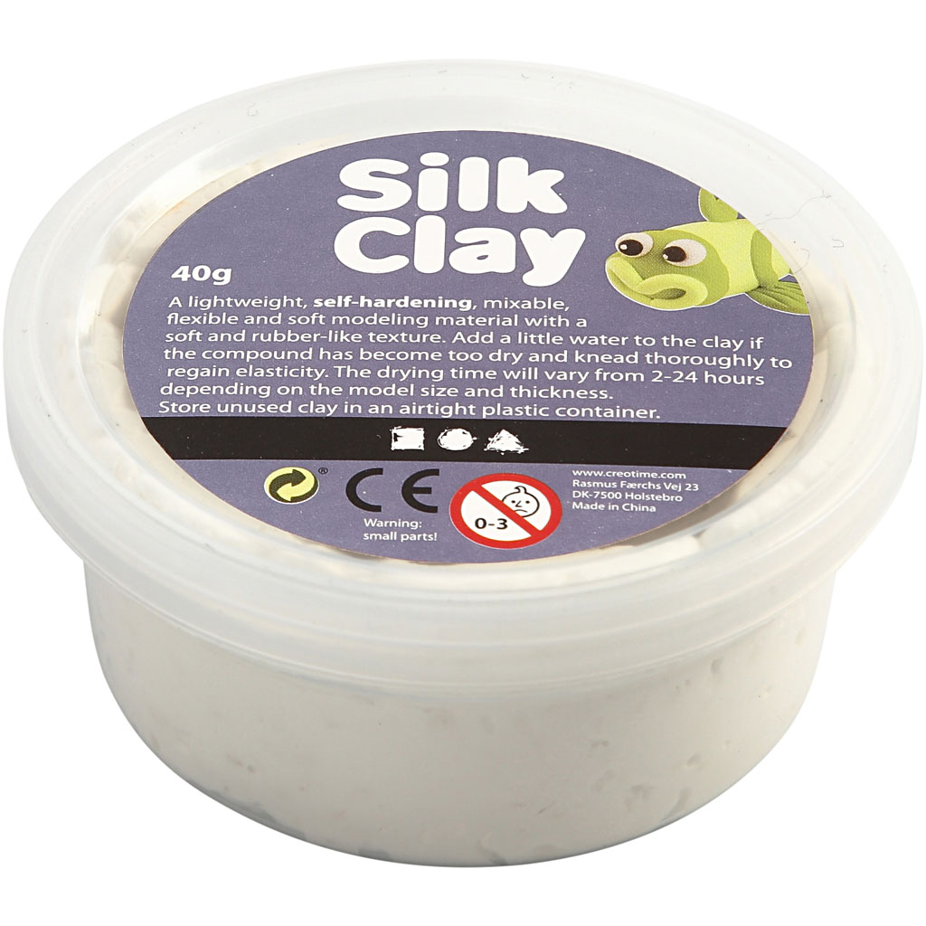 Silk Clay®, valge, 40 g/ 1 tuubi