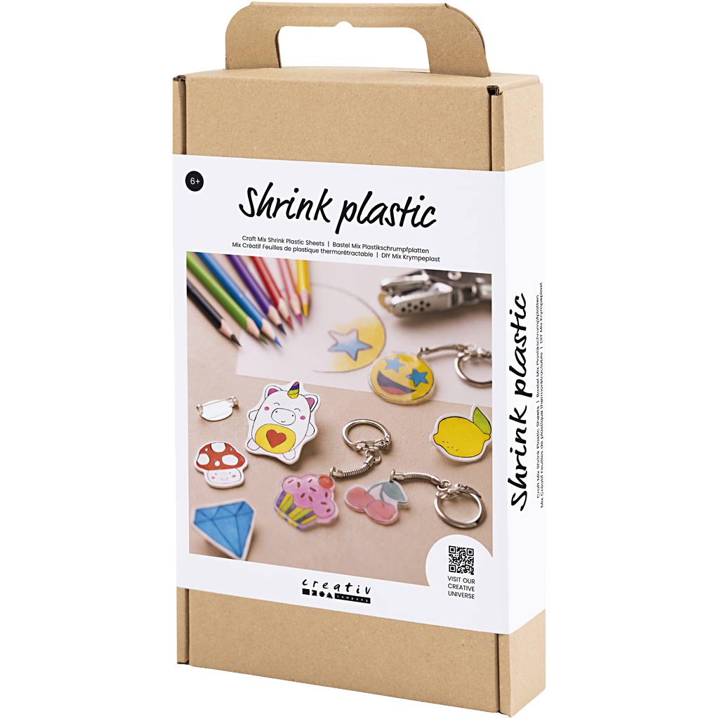 Craft Mix Shrink Plastic Sheets, tarvikud, 1 pakk - Image 4