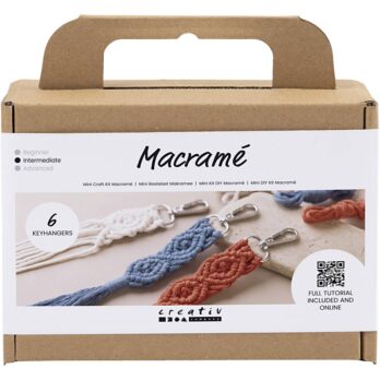 Mini Craft Kit Makramee , võtmehoidjad, 1 pakk